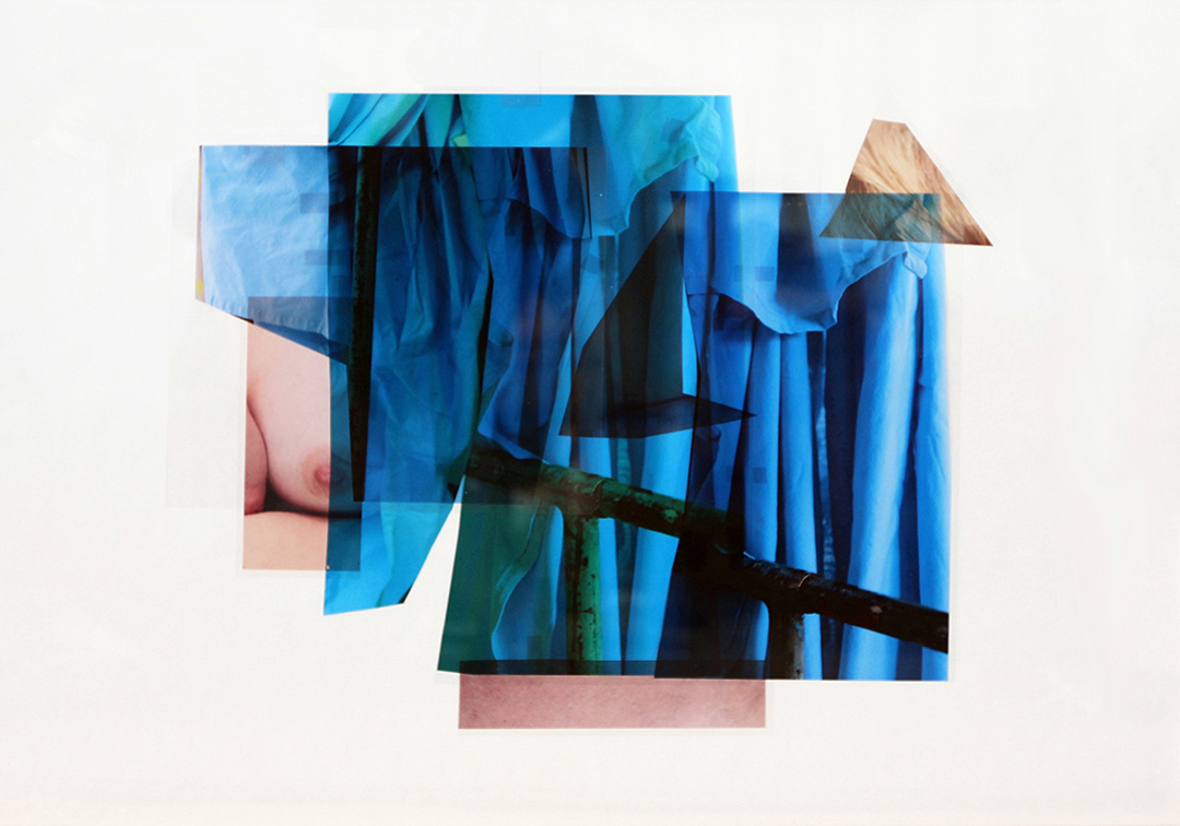 Blue Collage